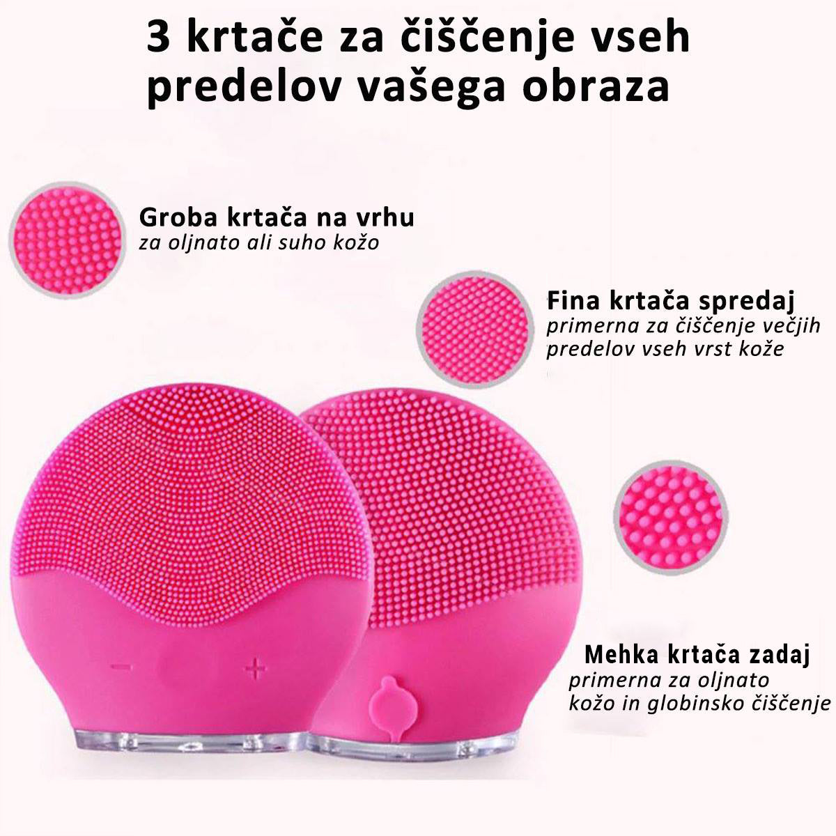 Ultrasonični čistilec obraza SkinGlow